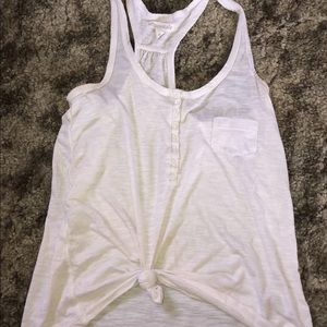 White tank top